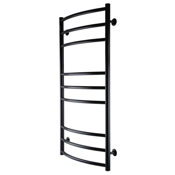 Рушникосушарка UNIO LDE W 1000-500-9 BLK Драбинка Дуга Еліт вода чорна