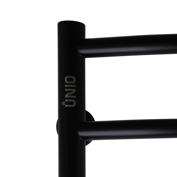 Рушникосушарка UNIO LDE W 1000-500-9 BLK Драбинка Дуга Еліт вода чорна