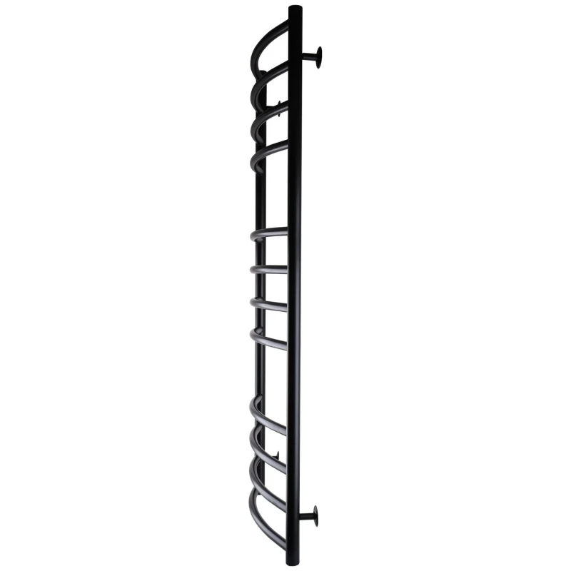 Рушникосушарка UNIO LDE W 1200-500-12 BLK Драбинка Дуга Еліт вода чорна