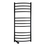 Рушникосушарка UNIO LDE EL 1200-500-12 BLK Драбинка Дуга Еліт електро чорна