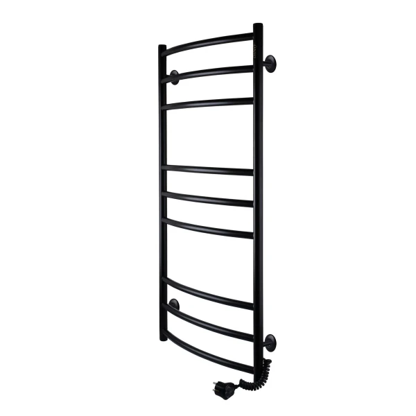 Рушникосушарка UNIO LDE ER 1000-500-9 BLK Драбинка Дуга Еліт електро чорна