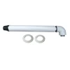 Димохід коаксіальний Ariston Coaxial Flue kit 60/100 750 мм, з коліном 71.MT7.03