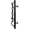 Рушникосушарка UNIO LD W 500-500-5 BLK Драбинка Дуга вода чорна