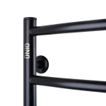 Рушникосушарка UNIO LD ER 700-500-7 BLK Драбинка Дуга електро чорна