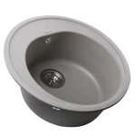 Гранітна мийка Globus Lux MARTIN сірий камiнь 510мм-А0005