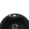 Гранітна мийка Globus Lux ORTA графіт 485мм-А0001