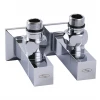 Набір Кран напівобертовий кутовий з американкою SOLOMON LUX 1/2″ CUBE CHROM 8888 (1уп.)