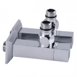 Набір Кран напівобертовий кутовий з американкою SOLOMON LUX 1/2″ CUBE CHROM 8888 (1уп.)