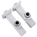 Набір Кран напівобертовий кутовий з американкою SOLOMON LUX 1/2″ CUBE WHITE 8888 (1уп)