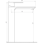 Смеситель для умывальника Globus Lux Milano GLM-201-BB