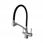 Смеситель для кухни под осмос Globus Lux LAZER GLLR-0700-8-STSTEEL