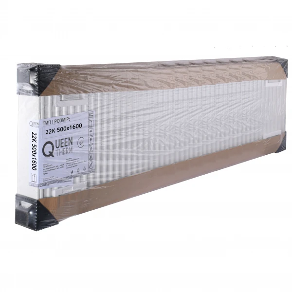 Радіатор сталевий панельний QUEEN THERM 22 бок 500х1600