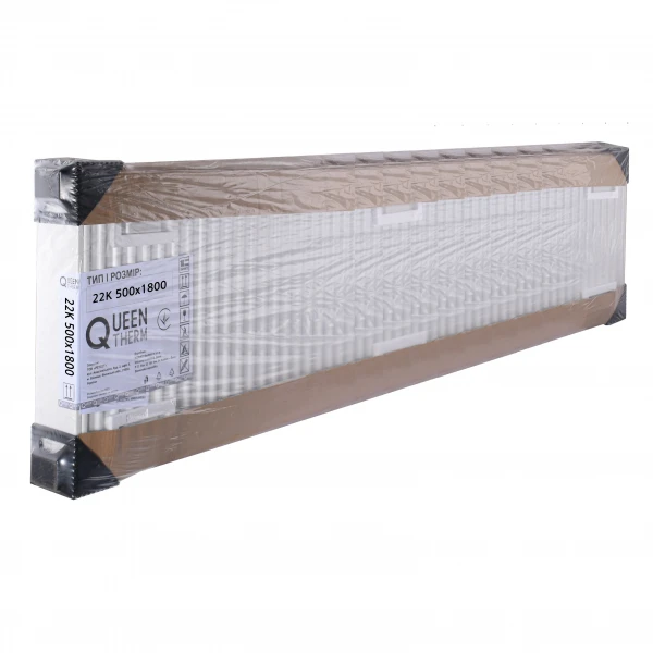 Радіатор сталевий панельний QUEEN THERM 22 бок 500х1800