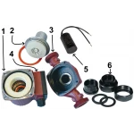 Насос циркуляционный VOLKS pumpe ZP25/8 180мм + гайки