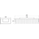 Полка одинарная Globus Lux SQ9499