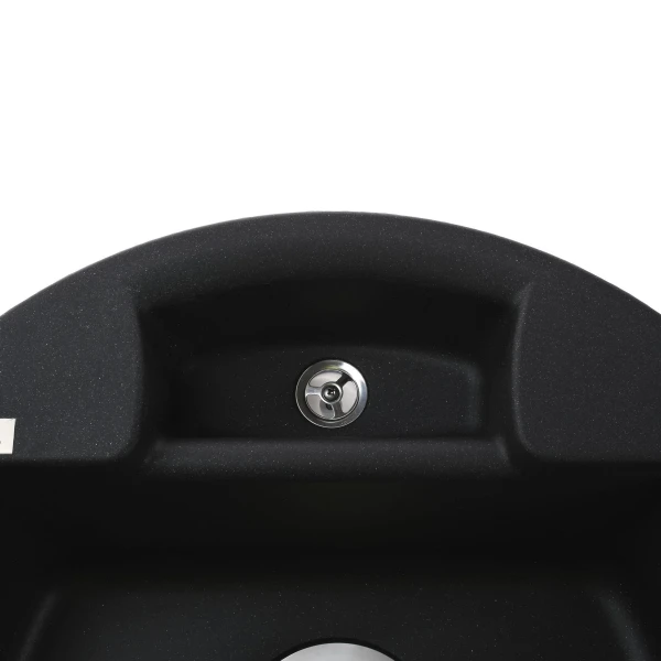 Гранітна мийка Globus Lux GURON чорний металік 480мм-А0001