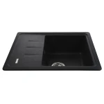 Гранитная мойка Globus Lux MONO графит 620х435мм-А0001