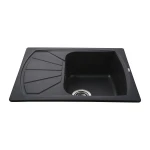 Гранитная мойка Globus Lux TANA графит 610 х 500 мм-А0001