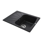 Гранитная мойка Globus Lux TANA графит 610 х 500 мм-А0001