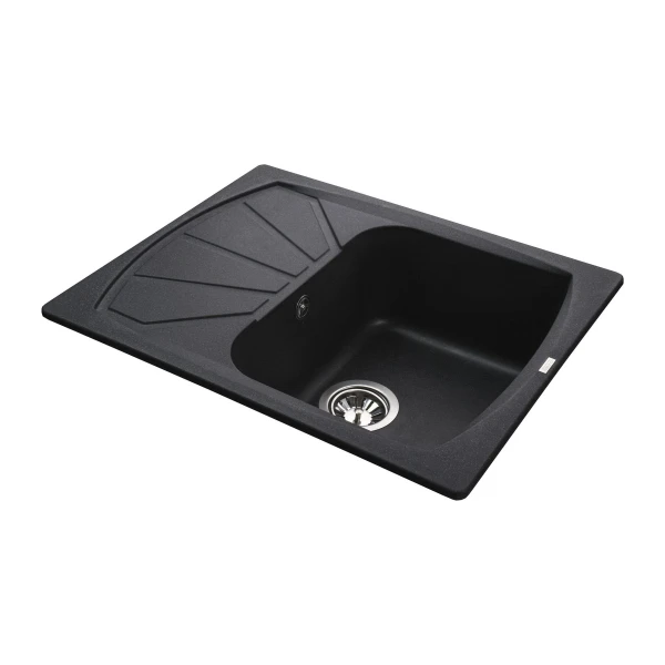 Гранитная мойка Globus Lux TANA графит 610 х 500 мм-А0001
