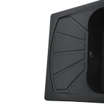 Гранитная мойка Globus Lux TANA графит 610 х 500 мм-А0001