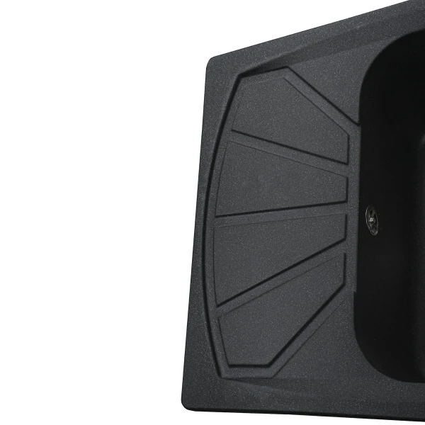 Гранитная мойка Globus Lux TANA графит 610 х 500 мм-А0001