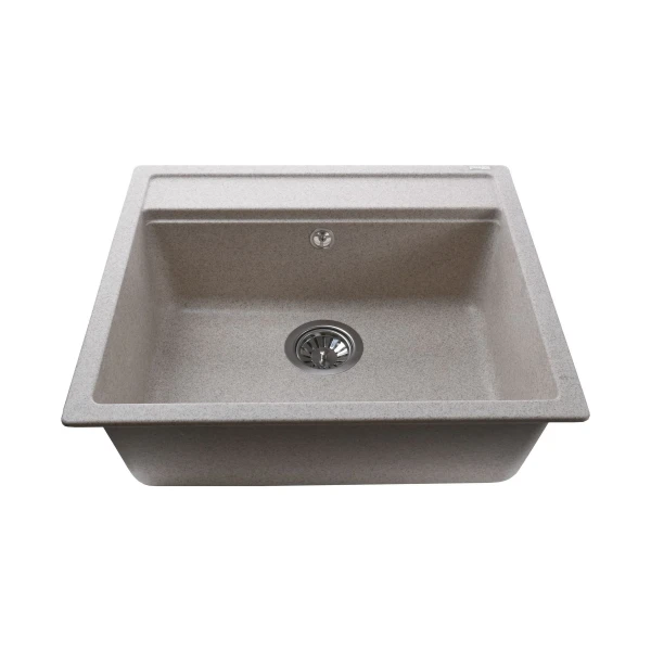 Гранітна мийка Globus Lux VOLTA мигдаль 570х510мм-А0008