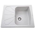 Гранитная мойка Globus Lux TANA жемчужный 610 х 500 мм