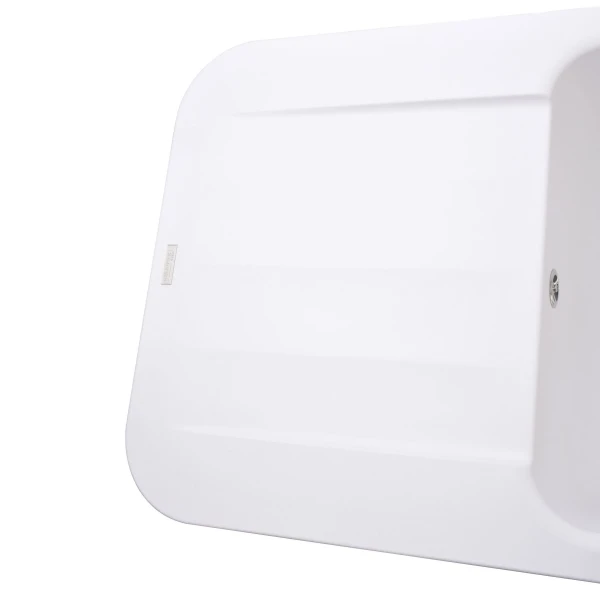 Гранітна мийка Globus Lux OBER білий 780х500мм-А0007