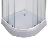 Душевая кабина полукруглая WISLA L90TW (L90WT) BRAVO (2уп.)