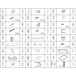 Душова кабіна прямокутна NISA L120TC (L120T) BRAVO (2уп.)