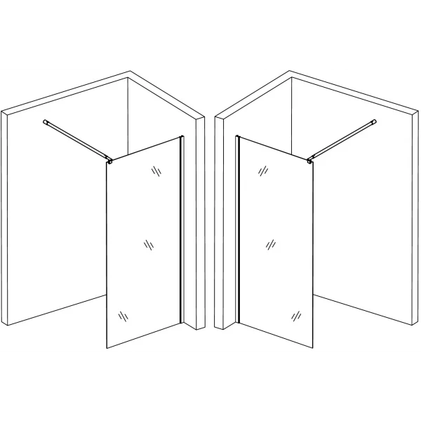 Душевая перегородка LEGA 110TC (110T) BRAVO (1уп.)