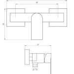 Смеситель для душа TOPAZ SARDINIA TS 08105-H20