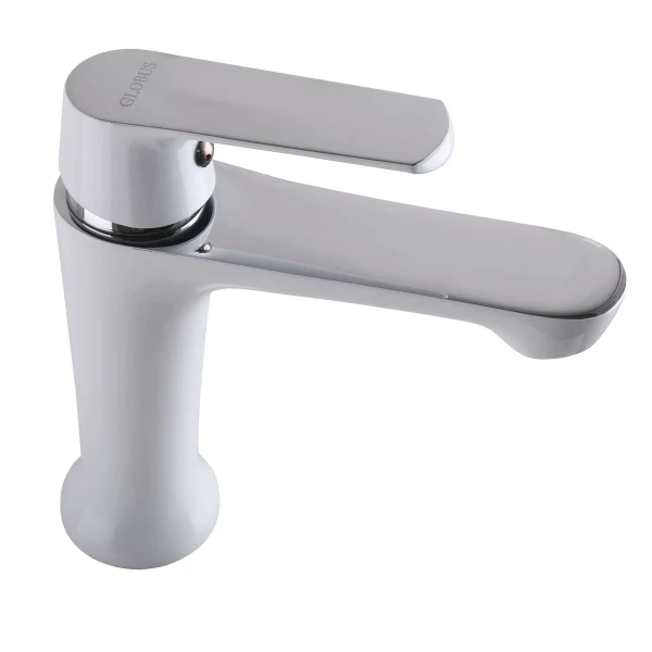 Смеситель для умывальника Globus Lux Laguna GLA-0401-7-WHITE