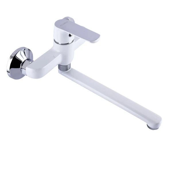 Смеситель для кухни со стены Globus Lux Laguna GLA-0104-7-WHITE