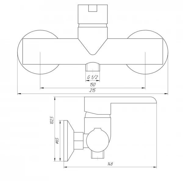 Смеситель для душа DOMINO PRESTIGE DPS-105