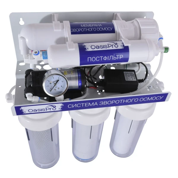 Система обратного осмоса OasisPro, насос + ПЛАСТ. бак, BSL03-RO-75