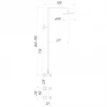 Душевая система Globus Lux DUKAT SD4-SH-02