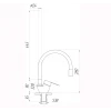 Змішувач для кухні Globus Lux MAIN SM-203SG