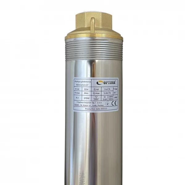 Насос скважинный с повышенной уст-тью к песку OPTIMA 4SDm3/ 6 0,37 кВт 44м + пульт+кабель 25м NEW