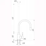 Смеситель для кухни EcoMIX ALPEN SBT3-203SB