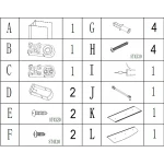 Шторка для ванної ENZA 120TC (120T) BRAVO (1уп.)