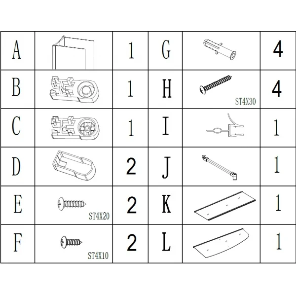 Шторка для ванної ENZA 120TC (120T) BRAVO (1уп.)