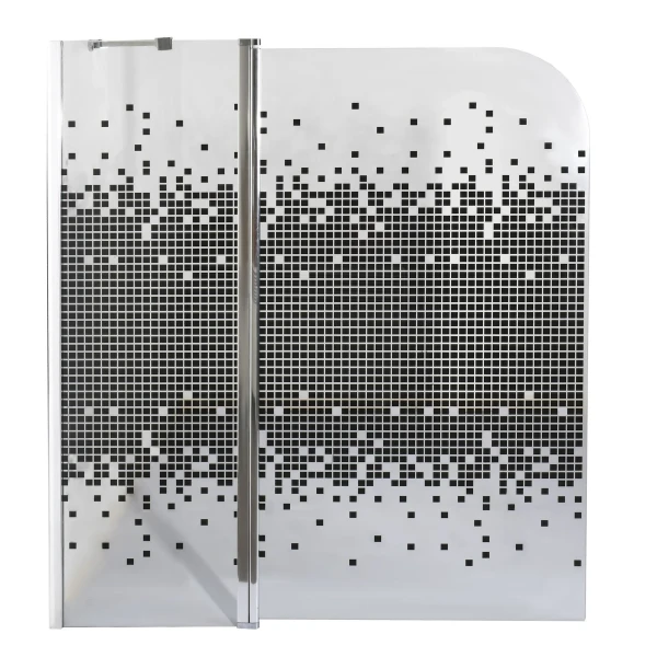 Шторка для ванної ENZA 120TCВ.Mosaic (120B.Mosaic) BRAVO (1уп.)