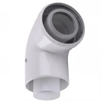 Коліно 90 градусів, d=60/100 mm 71.МТ7.18 (CE.34 C) конденсаційне