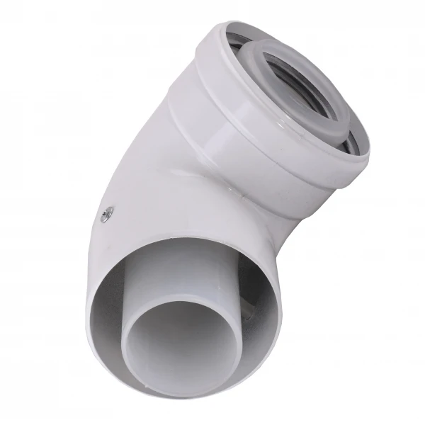 Коліно 90 градусів, d=60/100 mm 71.МТ7.18 (CE.34 C) конденсаційне