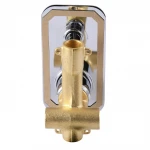 Смеситель для ванны встроенный TOPAZ LEXI TLG 21202-H21 2 выхода, ручная лейка, излив 190 мм