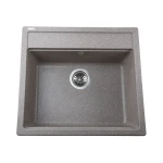 Гранітна мийка Globus Lux VOLTA мокко 570х510мм