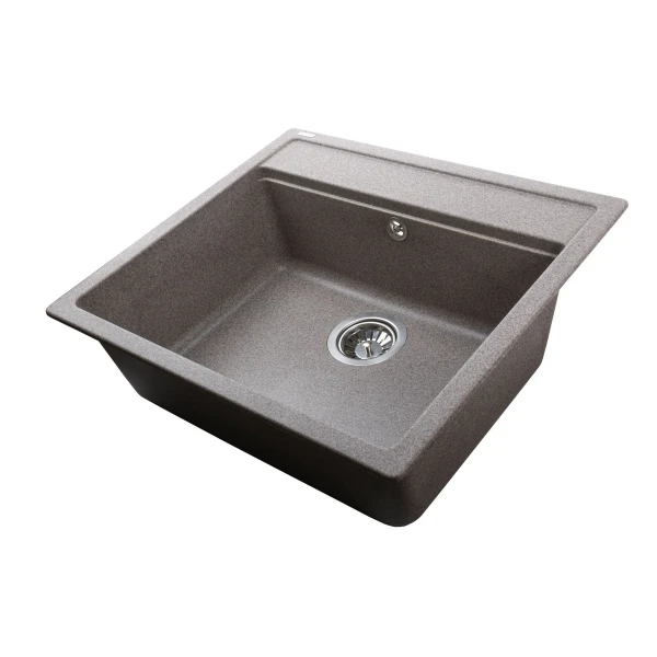 Гранітна мийка Globus Lux VOLTA мокко 570х510мм