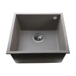 Гранітна мийка Globus Lux AMMER пiдстiльна, мокко 440 х 440 мм